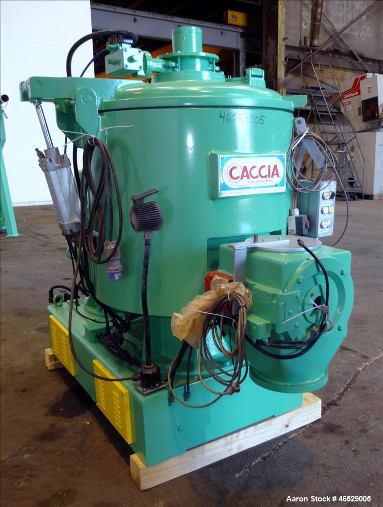 Used- Caccia High Intensity Mixer, Model CP0200V, Working Capacity 170 Liters