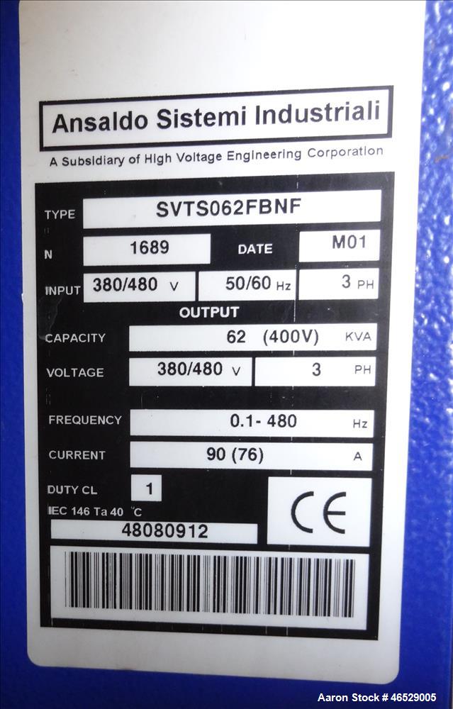 Used Caccia High Intensity Mixer, Model CP0200V, Working Capacity 170 Liters