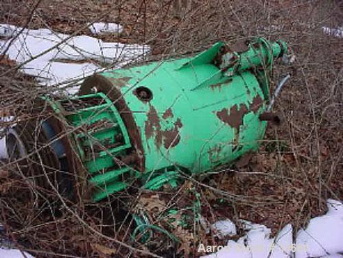 Used Diosna High Intensity Mixer. Hydraulic feed. 15" top openings with slide valve. 2 tier blade. Belt drive. 230 volt. Mounted on 24" legs.