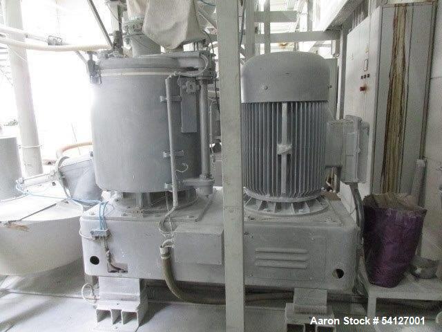 Henschel / Zeppelin PVC Mixing Plant – 4000 T/Year, High-Intensity FM350 Mixers, Dust Collection & Controls (Used)