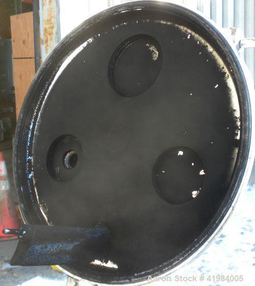 Used Henschel High Intensity Mixer, model FM 40, 304 stainless steel. 32 Liter (1.1 cubic feet) working capacity (40 liter/1.4 cubic feet total). Carbon steel jacketed bowl, 15" diameter x 14" deep, ...
