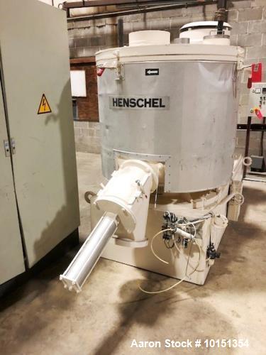 Used Henschel Model FM1000 Stainless Steel High Intensity Mixer