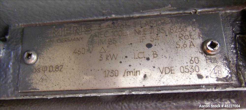 Used Stainless Steel Henschel FM10C Mixer