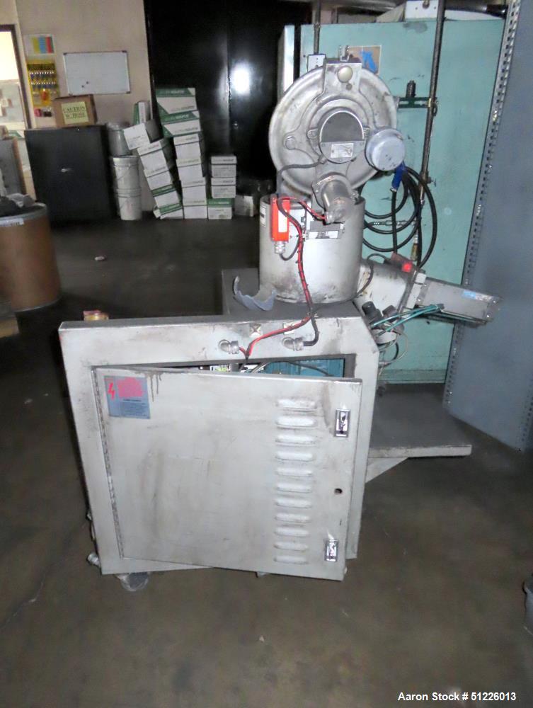 Used - Henschel Fluidizing Mixer, Model FM-10, 5 HP, 304 Stainless Steel