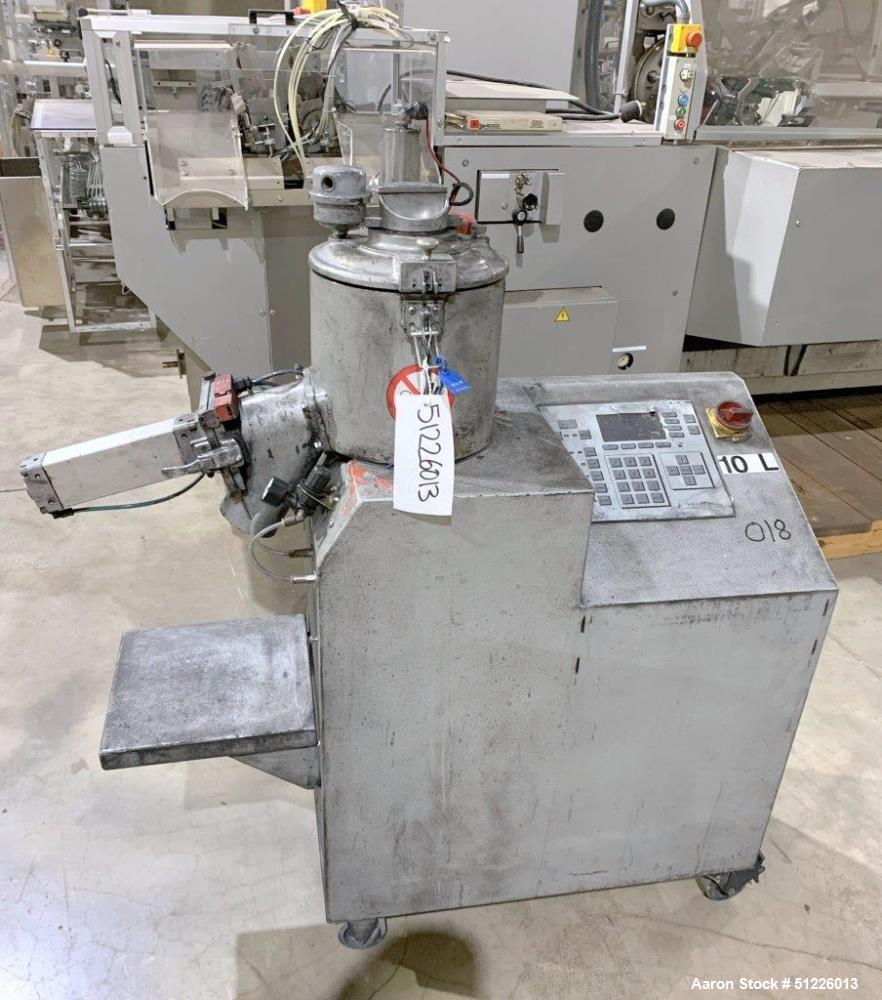 Used - Henschel Fluidizing Mixer, Model FM-10, 5 HP, 304 Stainless Steel