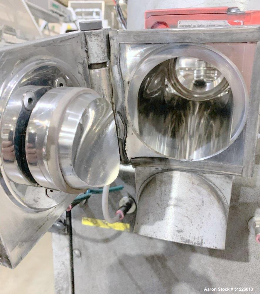 Used - Henschel Fluidizing Mixer, Model FM-10, 5 HP, 304 Stainless Steel