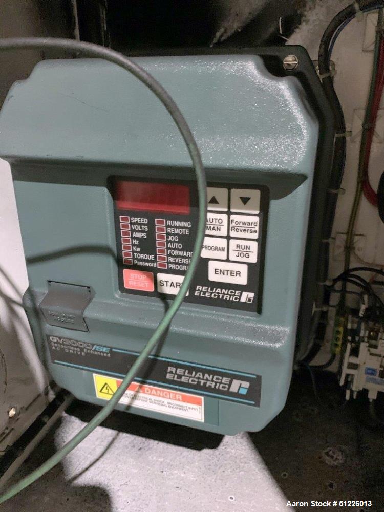 Used - Henschel Fluidizing Mixer, Model FM-10, 5 HP, 304 Stainless Steel