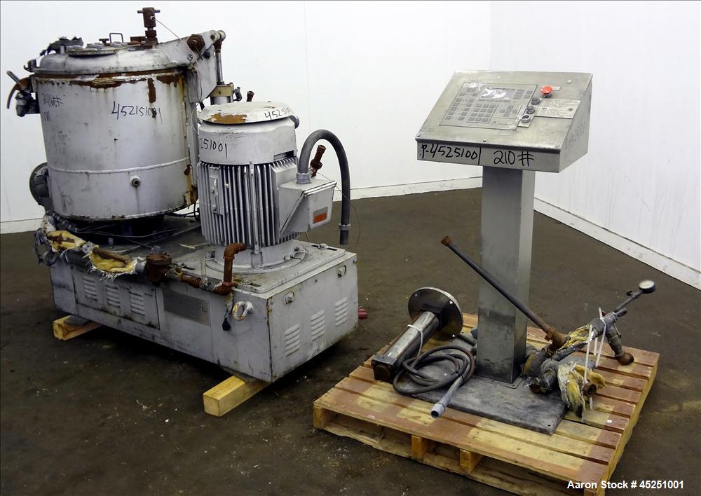 Used Stainless Steel Henschel High Intensity Mixer, 200 Liter (7 Cubic Feet), Model FM 200