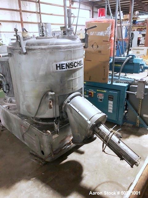 Used- Henschel 500 Liter High Intensity Mixer, Model FM500F.