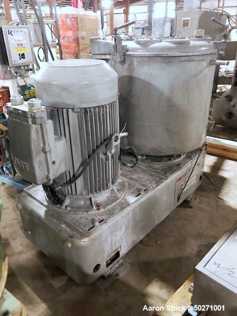 Used- Henschel 500 Liter High Intensity Mixer, Model FM500F.