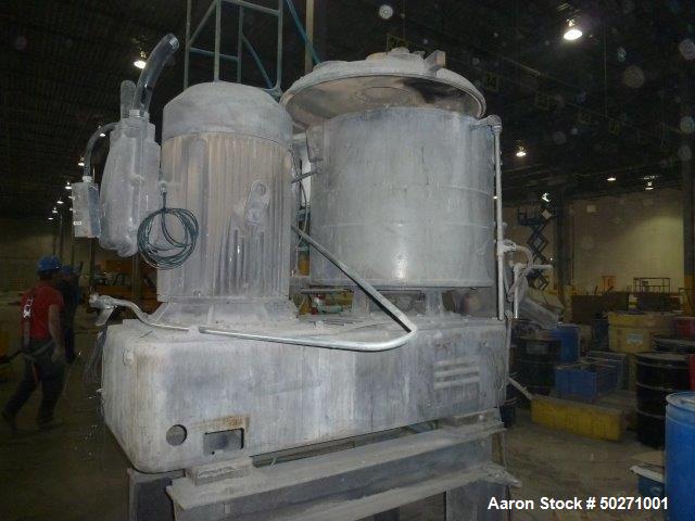 Used Henschel 500 Liter High Intensity Mixer, Model FM500F.