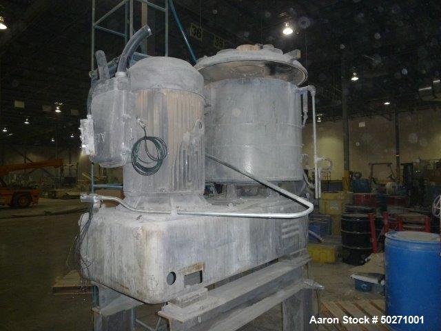 Used- Henschel 500 Liter High Intensity Mixer, Model FM500F.