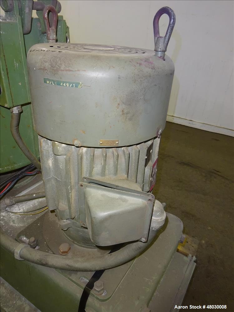 Used Henschel High Intensity Mixer, Model FM75D, 75 liter, 2.6 Cubic Feet Worki