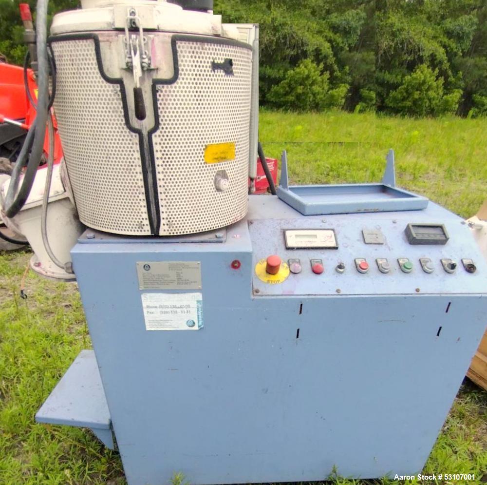 Used Thyssen Henschel High Intensity Laboratory Mixer, Type FML 40. Capacity 40 Liter. Working capacity 32 liter. Stainless steel jacketed bowl rated approximately 5 bar (72.5 psi) at 70 degrees C (1...