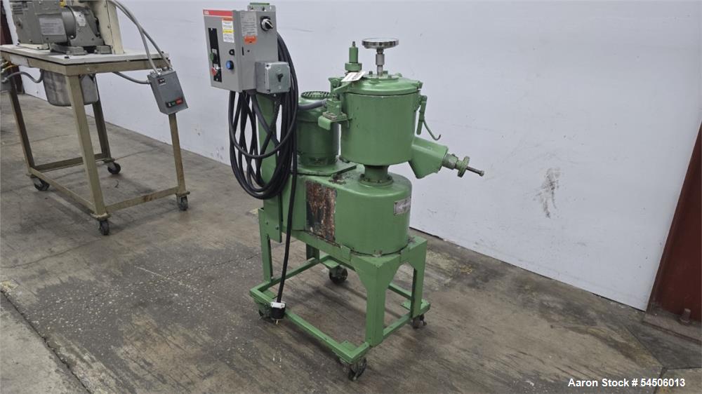 Used Prodex/Henschel JSS 2 High Intensity Laboratory Mixer – 9 Liter High-Speed Batch Mixer