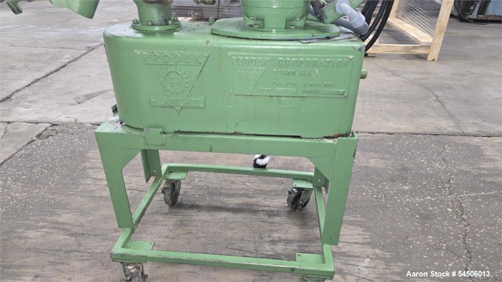 Used Prodex/Henschel JSS 2 High Intensity Laboratory Mixer – 9 Liter High-Speed Batch Mixer