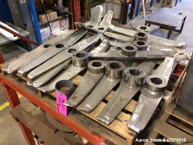 Used Henschel 500 Liter Bottom Scraper Blade.