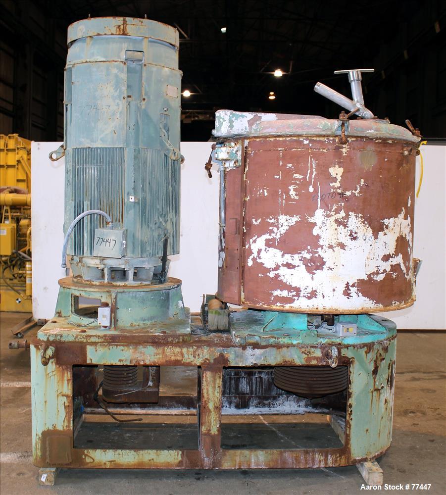 Used Stainless Steel Henschel 1000 Liter High Intensity Mixer