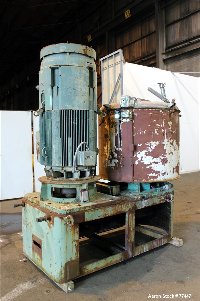 Used Stainless Steel Henschel 1000 Liter High Intensity Mixer