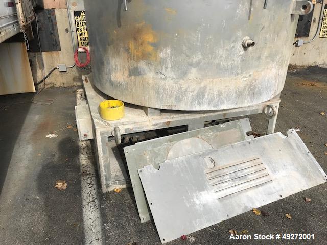 Used JF Glies Cooler, High Intensity Mixer, Model KM-2200, 2200 Liter. Stainless steel. Jacketed. 22kw motor. Includes discharge valve.