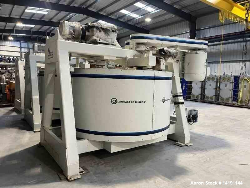 Unused Lancaster High Intensity Mixer | Model K8 | 3000 L | Dual Rotor | 125 HP | 2014