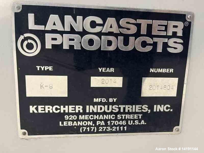 Unused Lancaster High Intensity Mixer | Model K8 | 3000 L | Dual Rotor | 125 HP | 2014