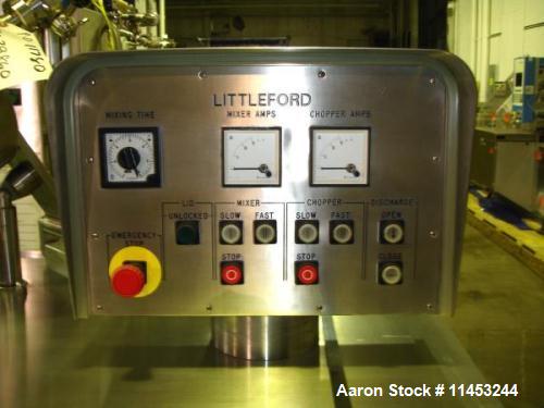 Used- Stainless Steel Littleford, Model MGT70 High Shear Granulating Mixer