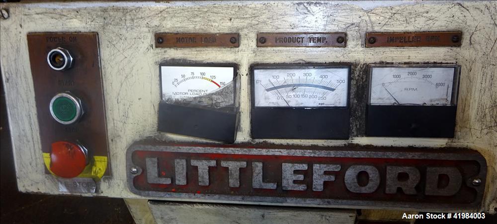 Used Stainless Steel Littleford High Intensity Lab Mixer, model W-10
