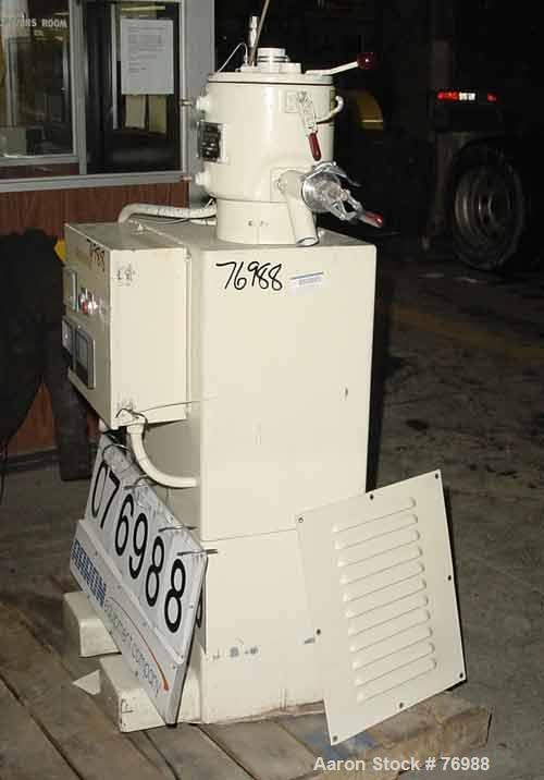 USED: Littleford high intensity lab mixer, model W-10. 10 liter (.25 cu ft) working capacity, .4 total, stainless steel. Carbon steel jacketed bowl 9" diameter x 8 1/2" deep rated 125 psi at 400 deg ...
