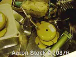 USED:Lodige high speed mixer granulator, type MGT250. 321 stainlesssteel, 250 liter (8.8 cu ft) capacity. Non-jacketed bowl 31" diameterx 20" deep. Hinged top cover with 6", 3" openings, 3 blade swee...