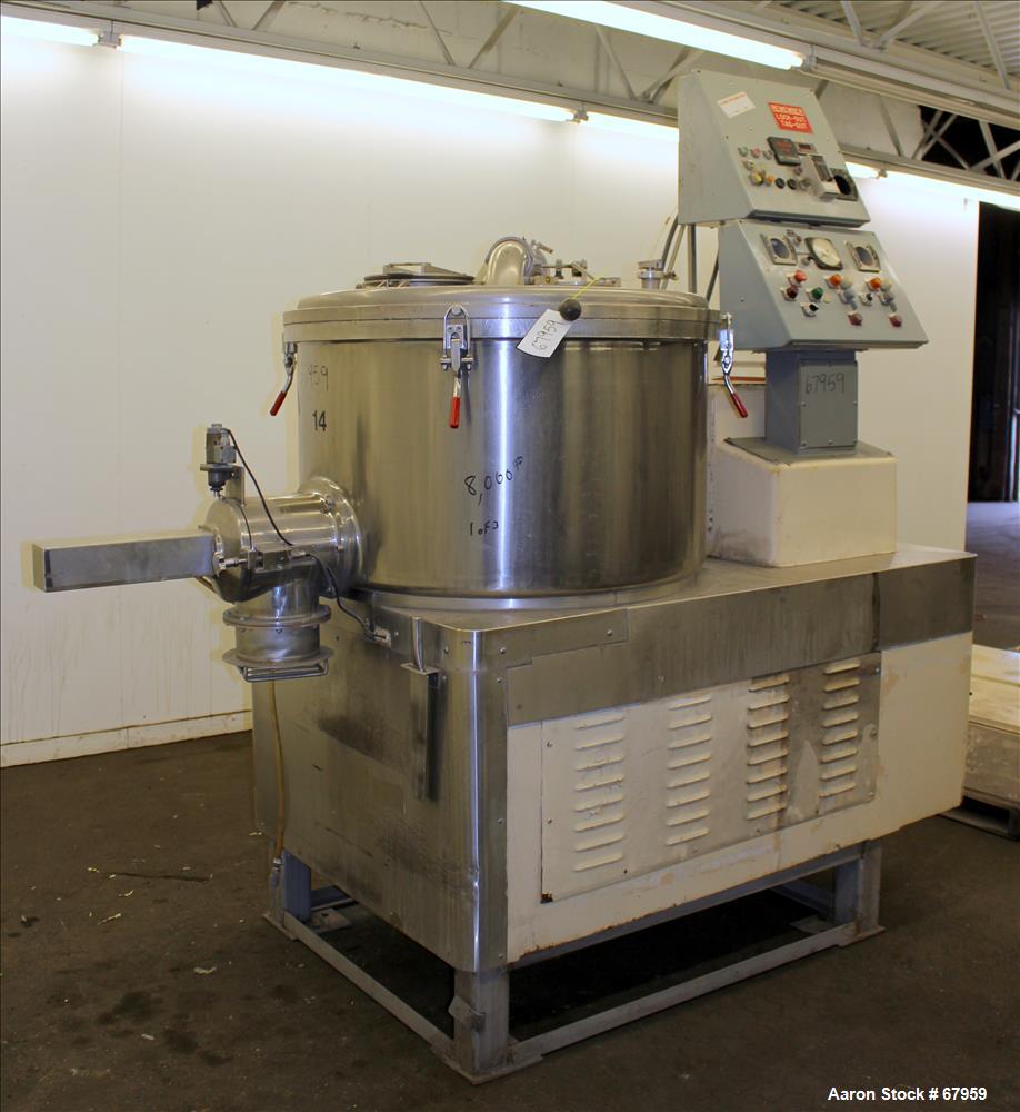 Used Stainless Steel Lodige High Speed Mixer Granulator