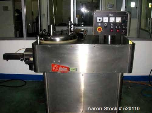 USED: Lodige high speed mixer granulator, type MGT. Approximately80 to 100 liter capacity (2.8 cu ft), stainless steel. Non-jacketedbowl. Hinged top cover. 3 blade sweep agitator. Main drive. Sideent...