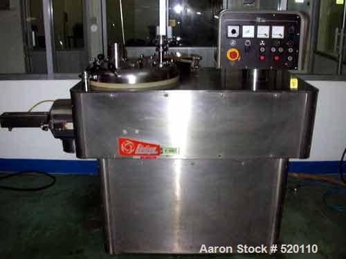 USED: Lodige high speed mixer granulator, type MGT. Approximately80 to 100 liter capacity (2.8 cu ft), stainless steel. Non-jacketedbowl. Hinged top cover. 3 blade sweep agitator. Main drive. Sideent...