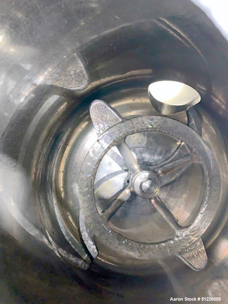 Used Mitsui Mike 700L High-Intensity Mixer – 75 HP, 304 Stainless Steel