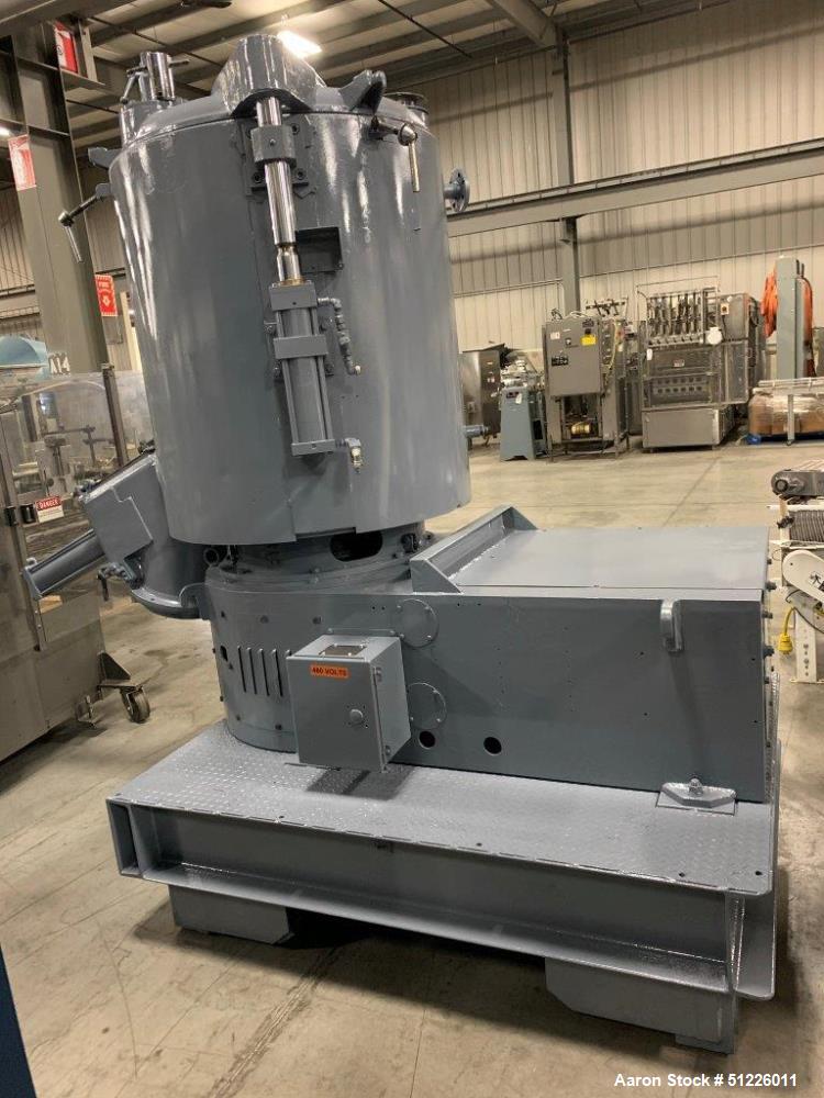 Used Mitsui Mike 700L Stainless Steel High-Intensity Mixer – 75 HP Motor
