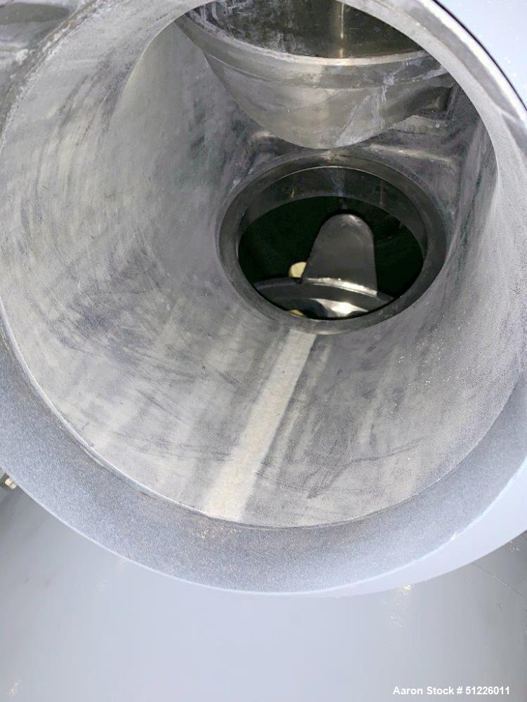 Used Mitsui Mike 700L Stainless Steel High-Intensity Mixer – 75 HP Motor