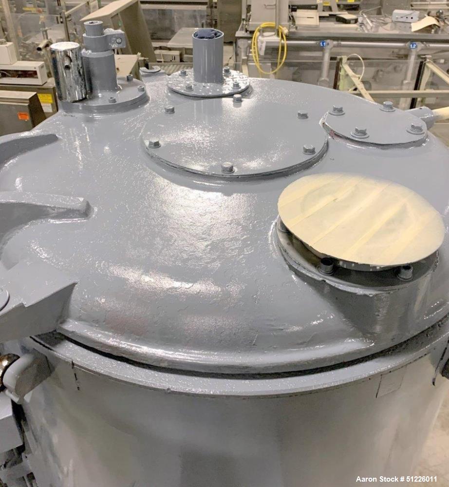 Used Mitsui Mike 700L Stainless Steel High-Intensity Mixer – 75 HP Motor