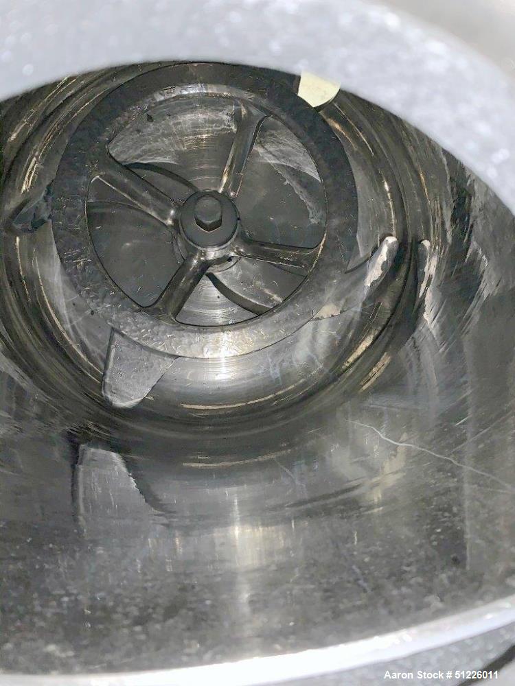 Used Mitsui Mike 700L Stainless Steel High-Intensity Mixer – 75 HP Motor