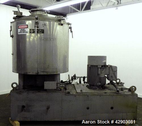 Used Stainless Steel Mitsui Mike High Intensity Mixer, Model FM1000JP