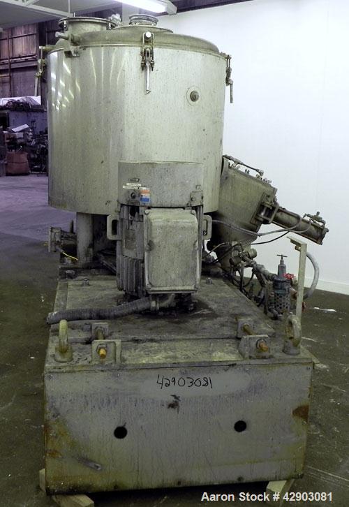 Used Stainless Steel Mitsui Mike High Intensity Mixer, Model FM1000JP