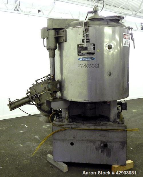 Used Stainless Steel Mitsui Mike High Intensity Mixer, Model FM1000JP