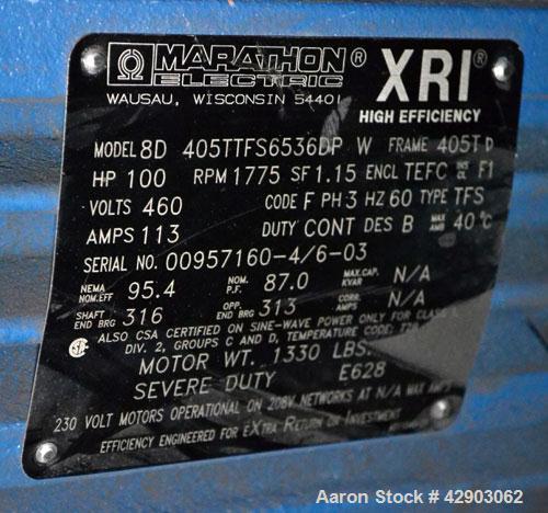 Used Mitsui Miike High Intensity Mixer, Model FM1000J, 1000 Liter (35.3 Cubic Feet), Stainless Steel. Jacketed bowl 48" diameter x 36" deep. Swing away top cover with baffle, 2 tier bottom blade. Sid...