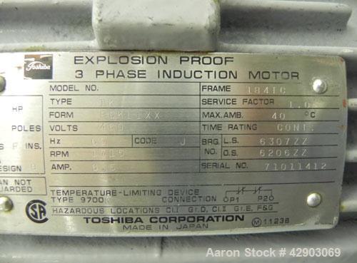 Used Mitsui Mike High Intensity Mixer, Model FM20B, 20 Liter (0.70 Cubic Feet), 304 Stainless Steel. Jacketed bowl 11-3/4" diameter x 11" deep. Hinged top cover with baffle, 2 tier bottom blade. Side...