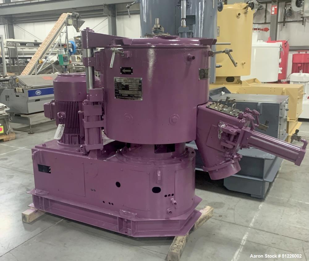 Used Mitsui Miike 300 Liter High Intensity Mixer