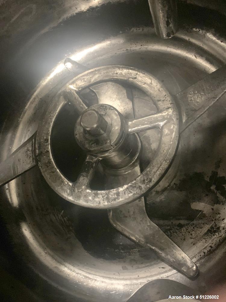 Used Mitsui Miike 300 Liter High Intensity Mixer