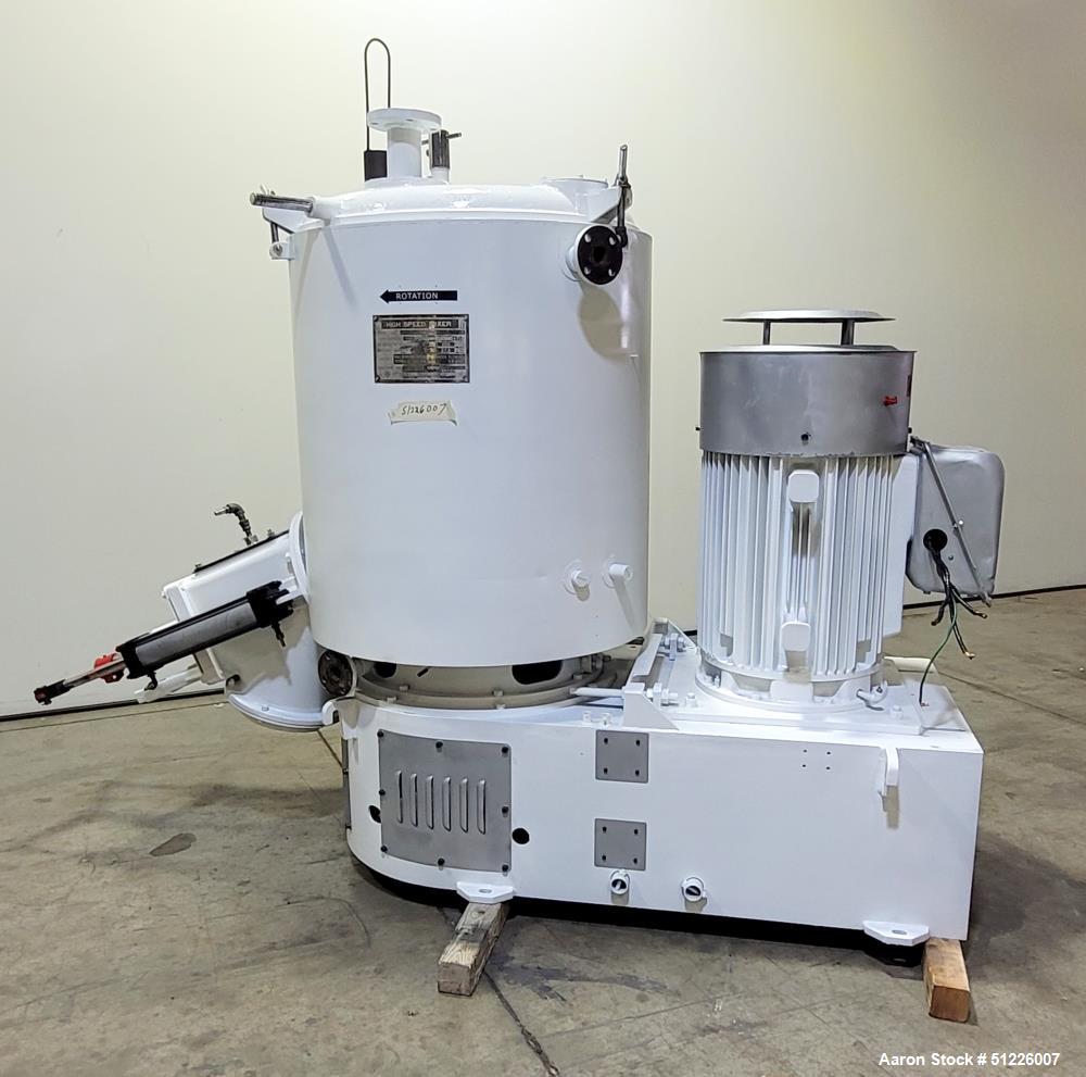 Used- Mitsui Miike 700 Liter High Intensity Mixer