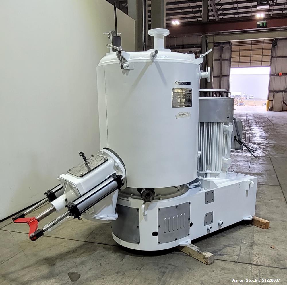 Used- Mitsui Miike 700 Liter High Intensity Mixer