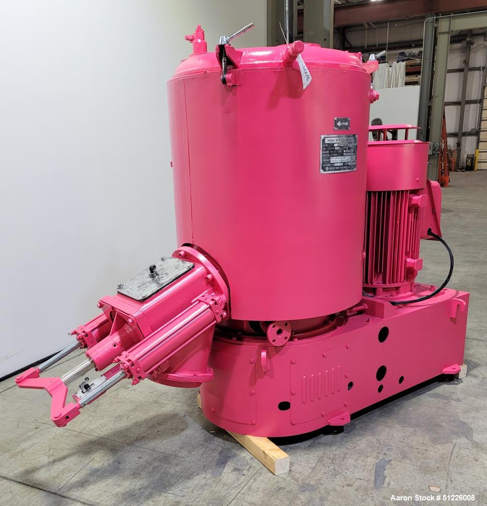 Used- Mitsui Miike 700 Liter High Intensity Mixer