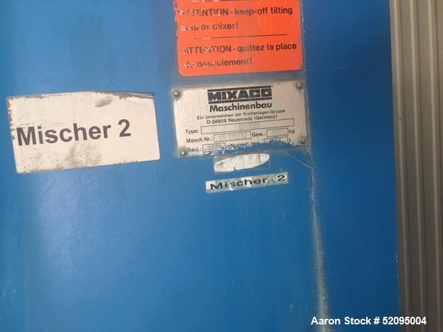 Used-Mixaco High Intensity Container Mixer