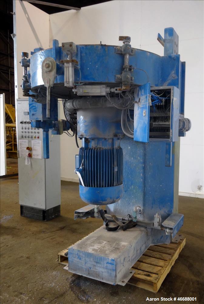 Used Mixaco Maschinenbau High Intensity Container Mixer, Type CM 1000, 304 Stai